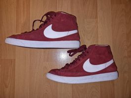 Nike Blazer Mid 77 Schuhe Gr. 42 rot Wildleder