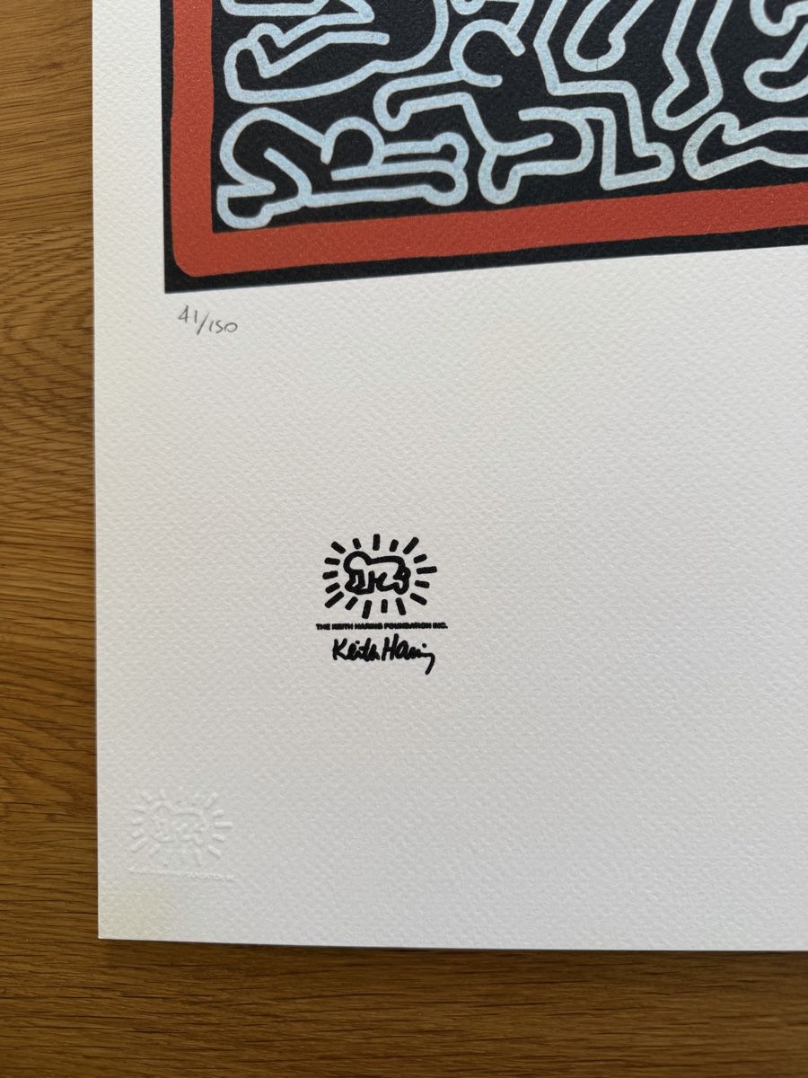 Grafica & Litografie: Lithographie de Keith Haring – Nuovo (secondo la descrizione) da Botyre (Ayent) venduto da Claude-EvelyneS 1