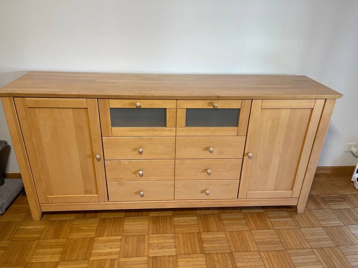 Kommoden: Commode  Holz  Birke 183x45x85,5 cm – Gebraucht aus Bern von nat_7rk7