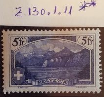 PL27) 130.1.11 Abart glänzender Gummi postfrisch Kt. 270.-