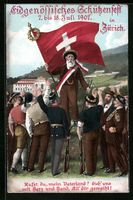 Zürich, Karte zum eidgenössischen Sch