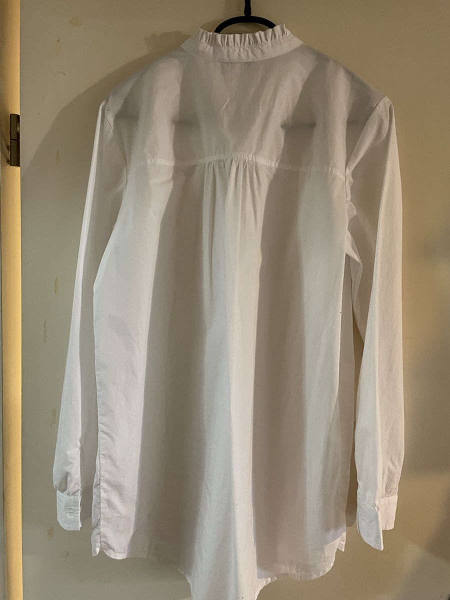 Esprit Camicette: Esprit Bluse 38 weiss Rüschenkragen – Nuovo (secondo la descrizione) da Bertschikon Gossau venduto da kel_wf2y 2