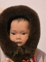 kleine Heidi Ott Puppe - der Fischer, Inuit