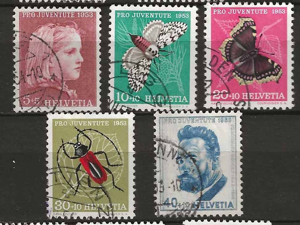 Tutti i francobolli: PJ053 - Pro Juventute 1953 obl. – Usato da Trélex venduto da Phil_Albert