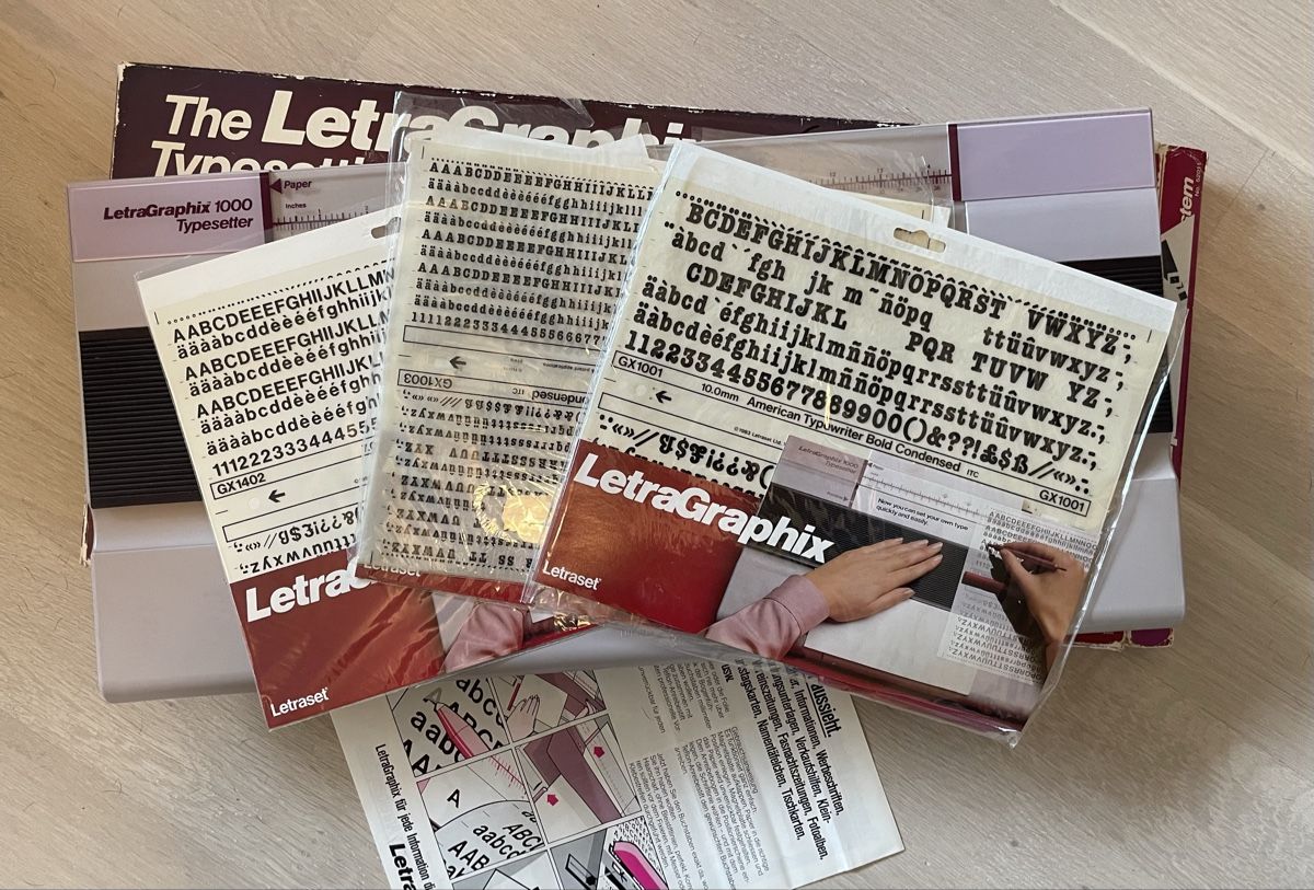 Schreibmaschinen: LetraGraphix Schriftsetzungsystem, Typesetting – Gebraucht aus Zürich von BaharB 8