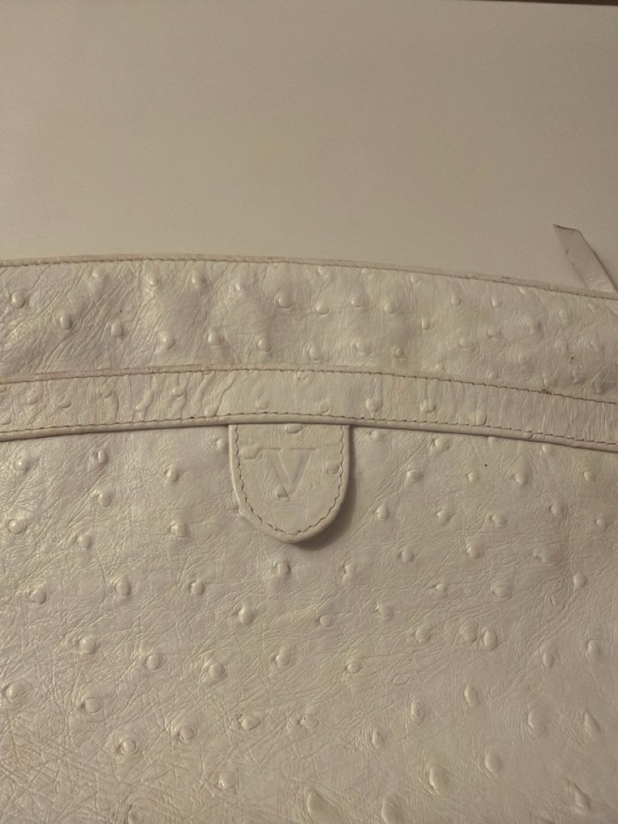 Taschen für Damen: Sac vintage blanc style autruche – Gebraucht aus Lausanne von Pascal9999 2