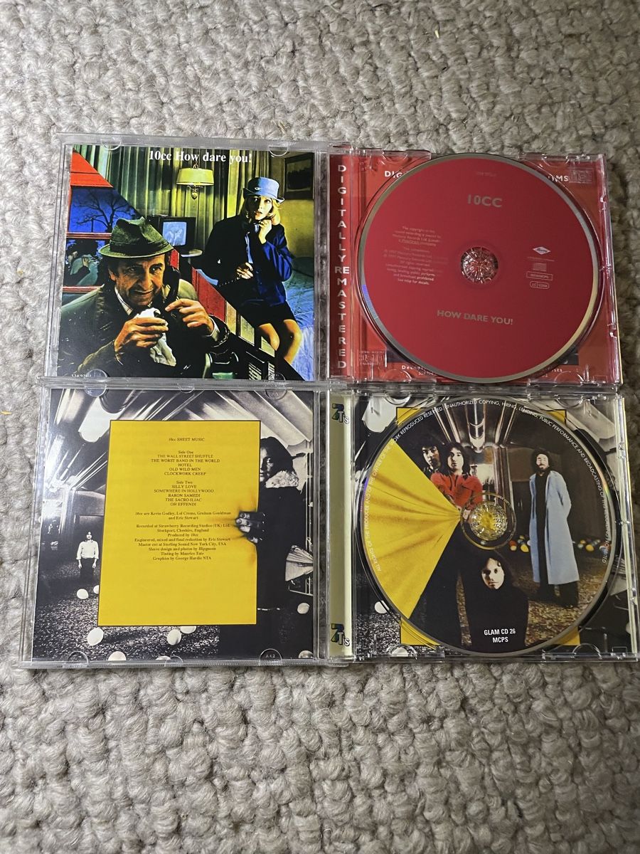 CDs: 2x 10cc (1x Digitally Remastered) – Neu (gemäss Beschreibung) aus Reinach AG von trigger7811 1