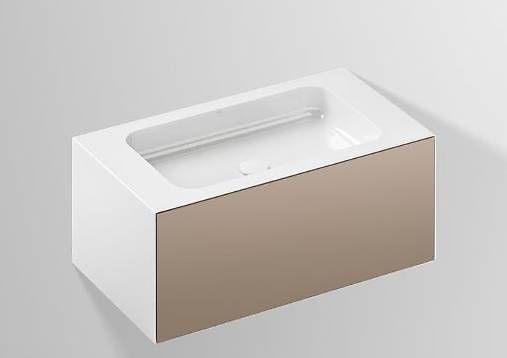 Mobili per bagno: FOLIO Schrank mit Waschtisch - neuwertig – Usato da Riedholz venduto da dome1987
