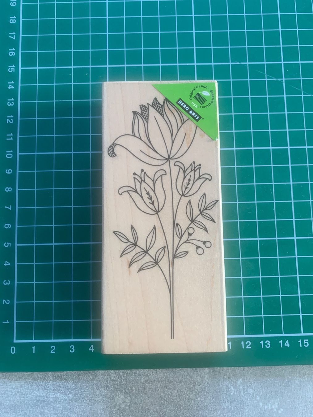 Stempel: Holzstempel Blume – Neu und originalverpackt aus Amriswil von SCHLOSSGEISTLI