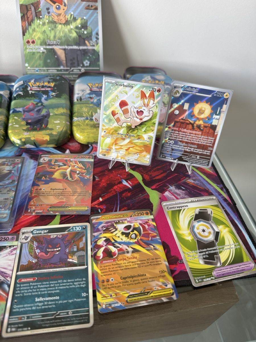Pokémon Carte collezionabili: Pokémon Ascesa Eroica Mini Tin + Bundle e Victini Jumbo – Usato da Balerna venduto da nic_s7dt 2