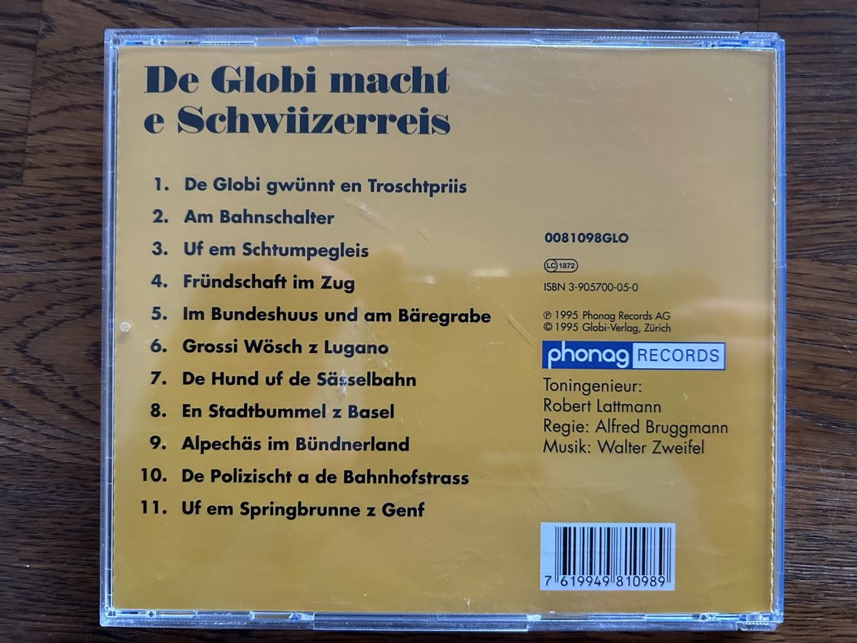 CD: Globi CD - De Globi macht e Schwiizerreis   – Usato da Wolhusen venduto da eve_m6cg 2
