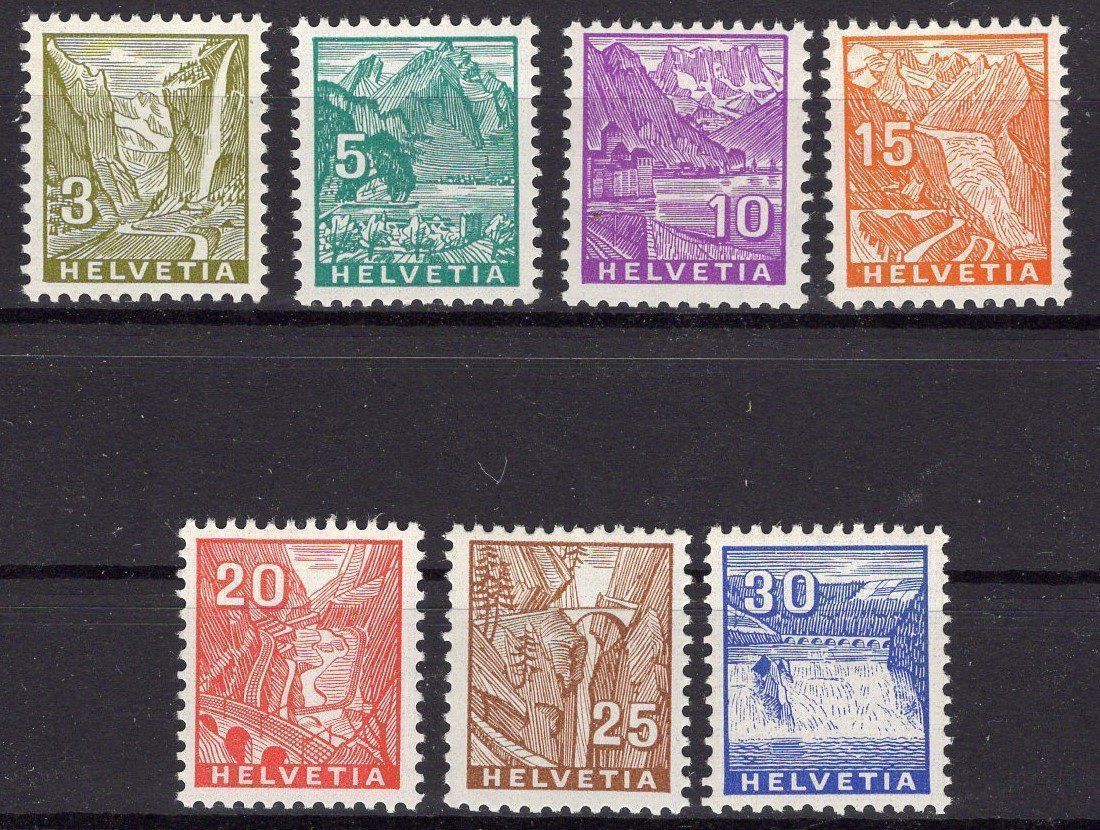 Alle Briefmarken: R1926  /  Paysages 1934 – Neu (gemäss Beschreibung) aus Ste-Croix von MONT-TAGNAC
