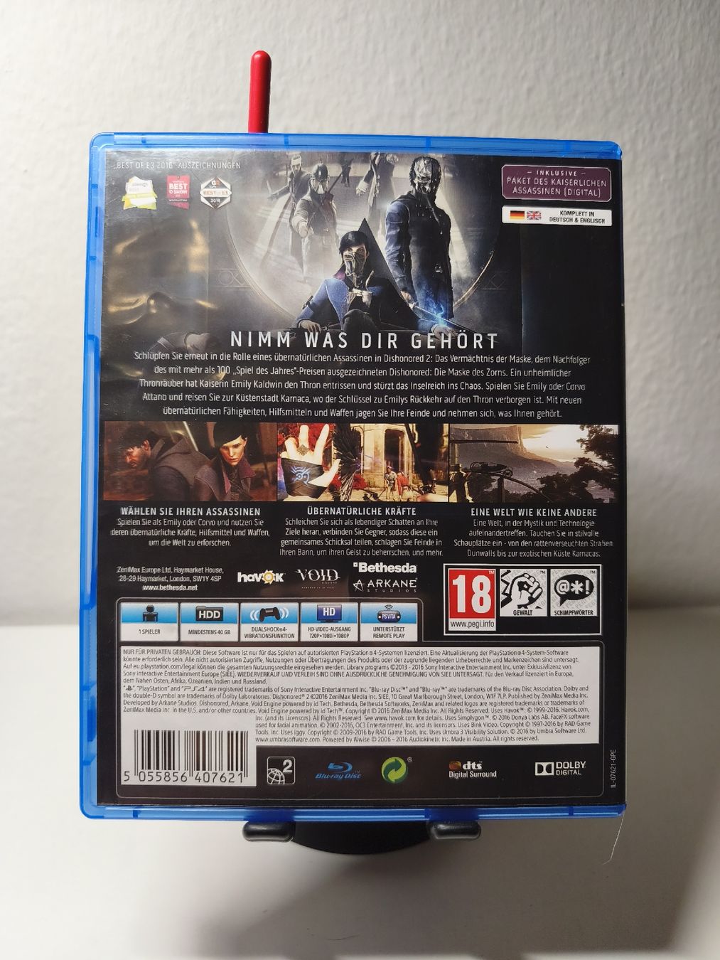 Jeux: Dishonored 2 PS4  – D'occasion à S. Vittore par GamesAndCards95 1