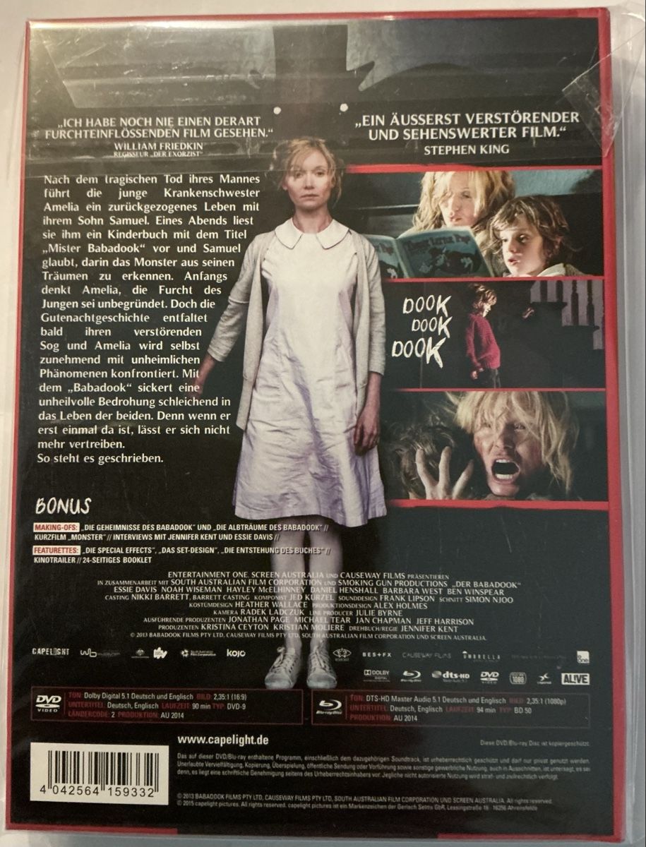 Tous les DVDs: Der Babadook Mediabook blueray – D'occasion à Arth par dicka001 1