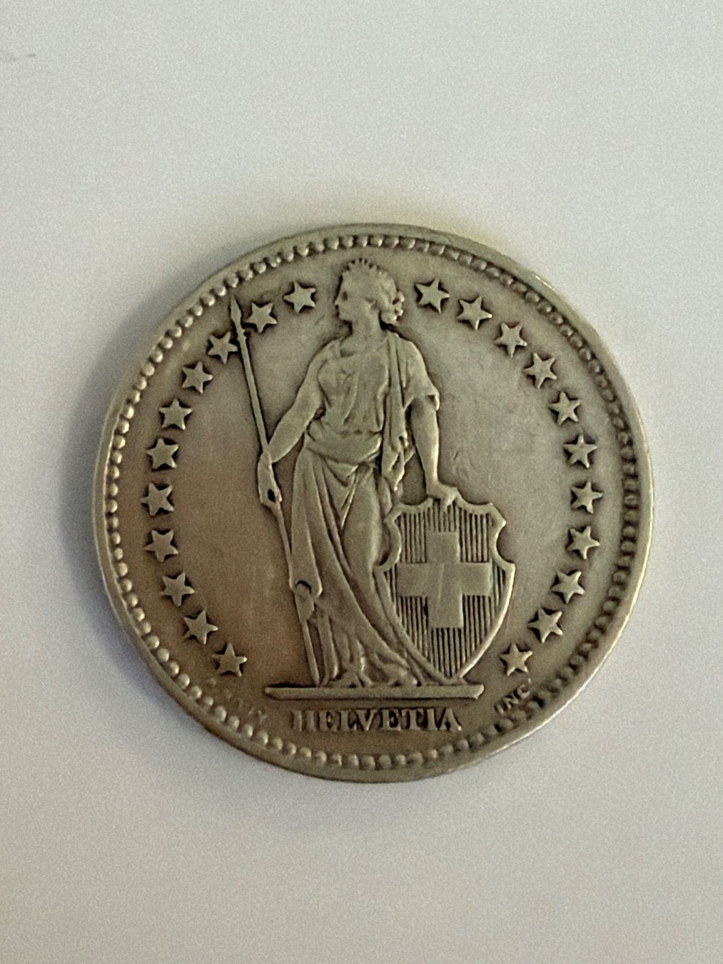 Tutti le monete: 2.- silber 1922 (29) – Usato da Bonstetten venduto da juliestore 1