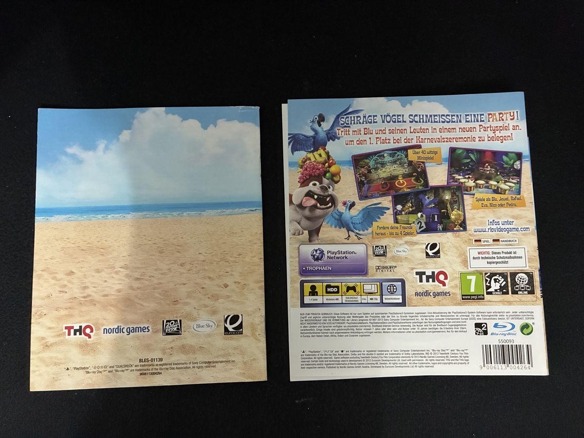Sony Spiele: Manuale e Cover RIO PS3 – Neu (gemäss Beschreibung) aus Taverne von nad02026 1