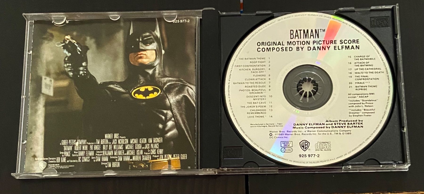 CD: Batman CD Soundtrack • Danny Elfman • 1989 – Usato da Luzern venduto da Lycka 2