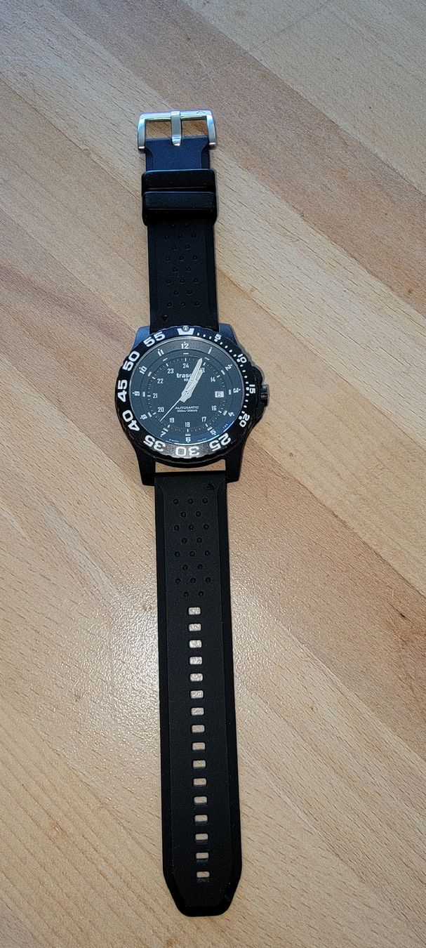 Traser Orologi: Traser H3 Automatic Taucheruhr schwarz – Usato da Reinach BL venduto da BerCHBer 6