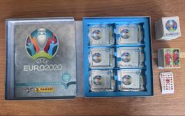 Panini Euro 2020 Pearl Edition Album leer, 20 Tüten,530Stick