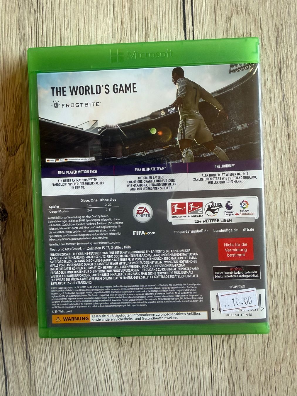 Microsoft Spiele: XBox One Fifa 18 – Gebraucht aus Marly von may_j75b 1