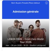 1X Billet STEHPLATZ VORNE Linkin Park 30.06.2026 Zurich