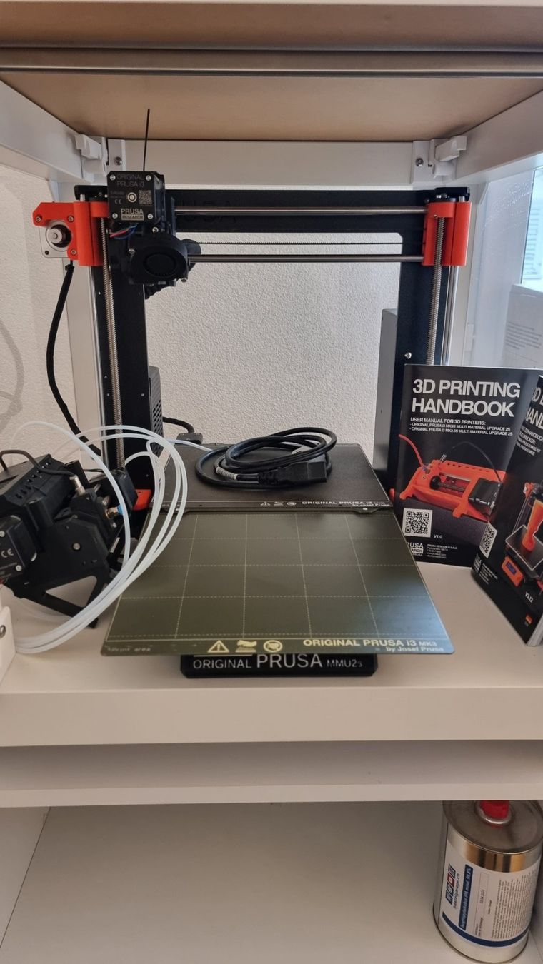 Prusa Stampanti 3D: Prusa MK3S+ 3D Drucker inkl. MMU2S-Kit – Usato da Lengnau BE venduto da darkangel94 3