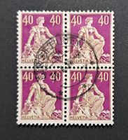 Viererblock SBK 112 mit Stempel Birsfelden