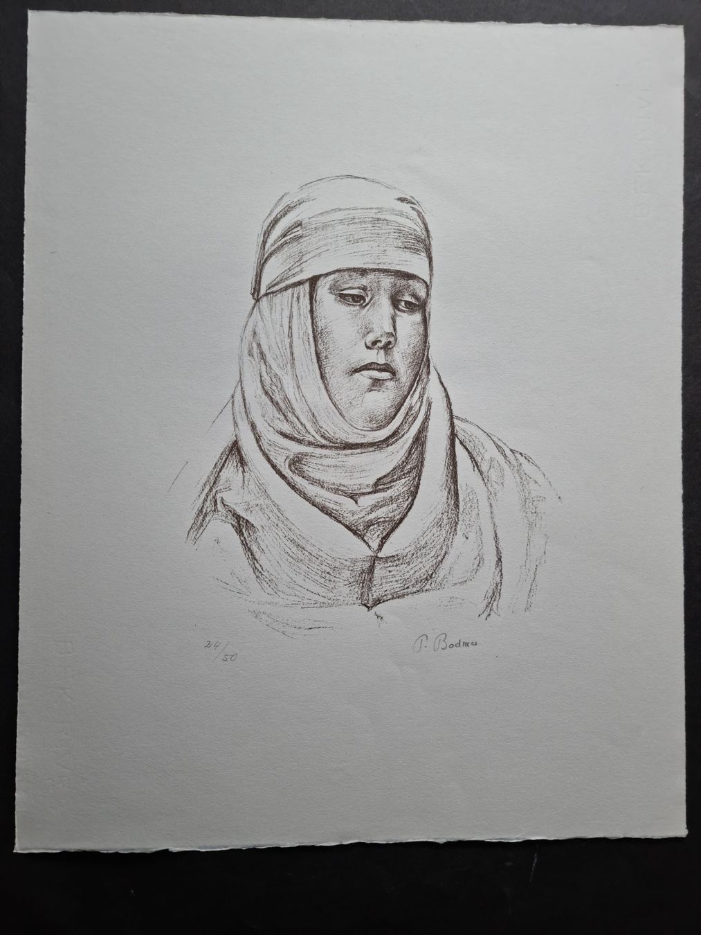 Grafica & Litografie: BODMER PAUL LITHOGRAPHIE SIGNIERT NUMMERIERT – Usato da Gersau venduto da kunst-online 1