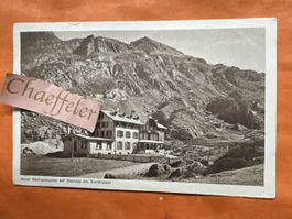 Hotel Steingletscher auf Steinalp am Sustenpass 1924