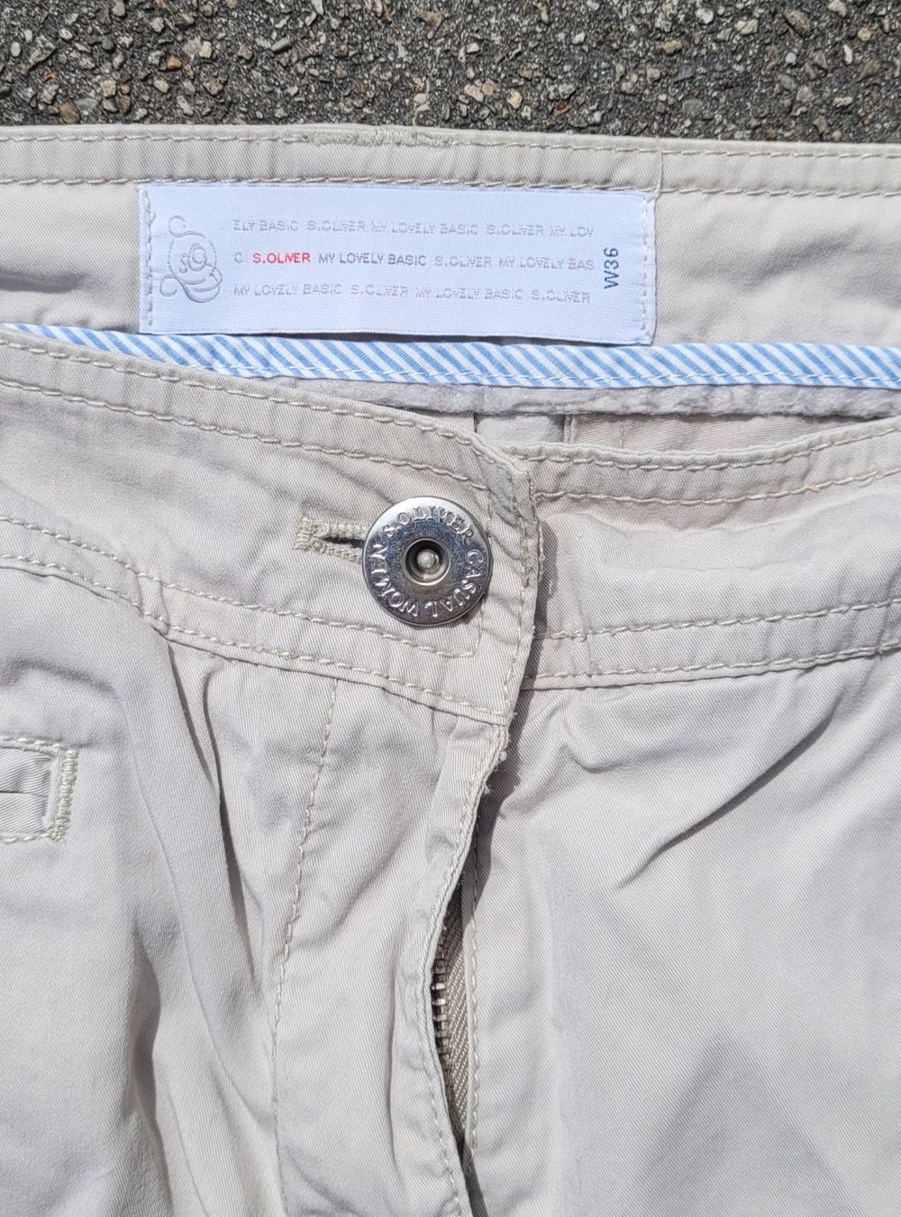 S.Oliver Hosen: s.Oliver beige Hose / Jeans  Gr. 36 – Gebraucht aus Füllinsdorf von Sunnebliemli7 1