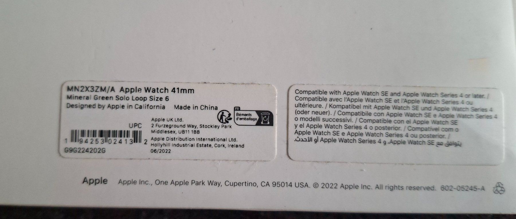 Apple Bracciali & Braccialetti: Armband Solo Loop Gr. 6 – Nuovo e nell'imballaggio originale da Bern venduto da Griffs_jetzt_zue 2
