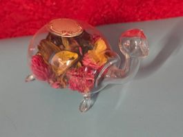 Vintage-Potpourri-Gefäss in Form einer Schildkröte