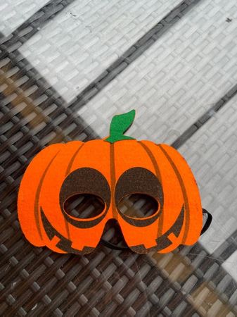 Fasnacht Kinder Kürbis Maske