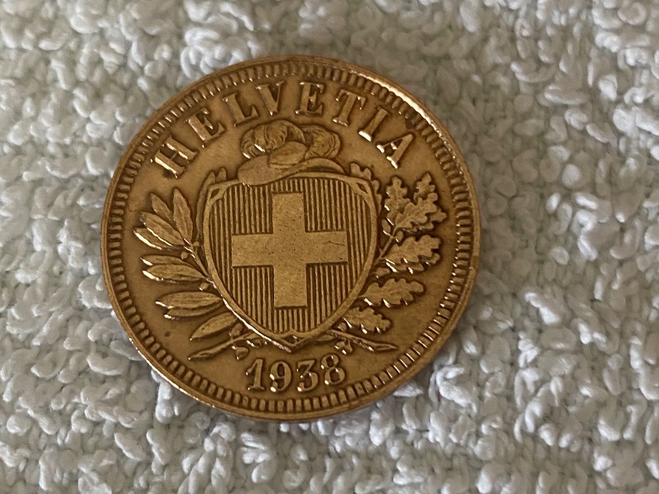 Tutti le monete: 2 centimes/rappen 1938 – Usato da Nyon venduto da Ilmi09
