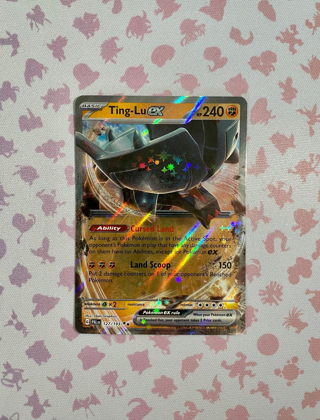 Pokémon Sammelbilder & Trading cards: Pokemon Paldea Evolved Ting-Lu ex EN – Neu (gemäss Beschreibung) aus Grabs von