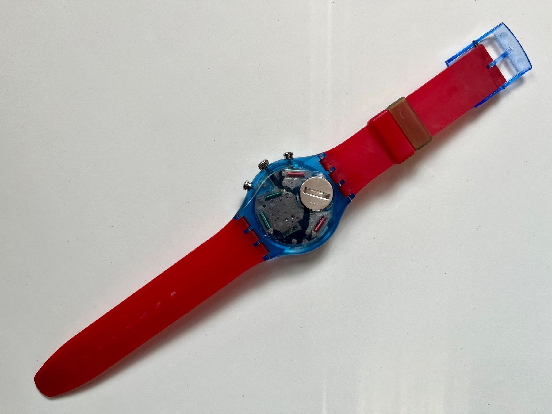 Swatch Chrono JFK SCN103 1992 Perfekter Zustand OVP (Nuovo e nell 