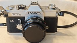 Analog Kamera Canon FTb QL mit 50mm 1.8 Objektiv gebraucht