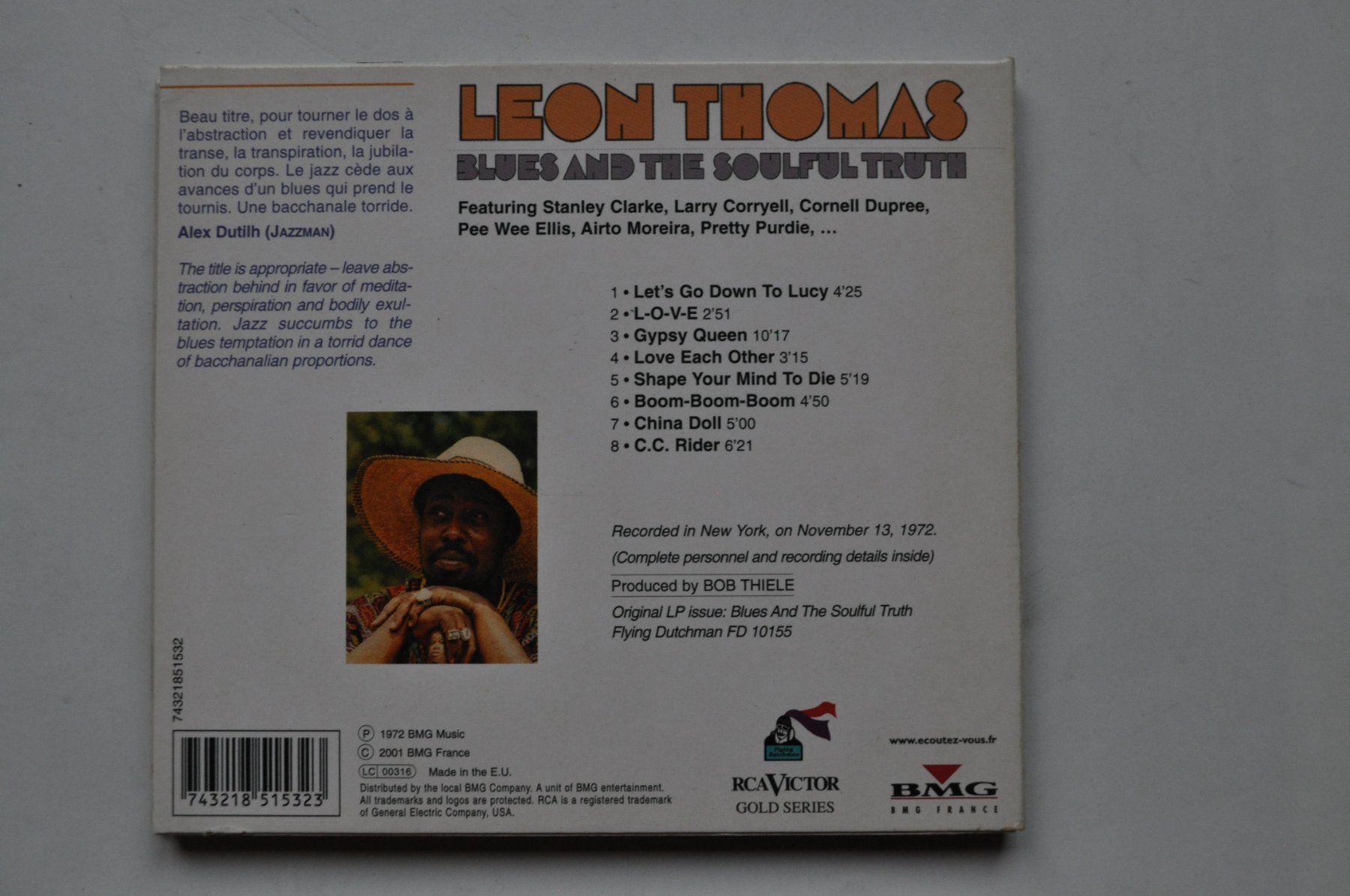 CDs: Leon Thomas - Blues And The Soulful Truth – Gebraucht aus Marin-Epagnier von Vinil68 1