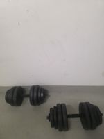 Hanteln verstellbar mit Gewichten Fitness Training gebraucht