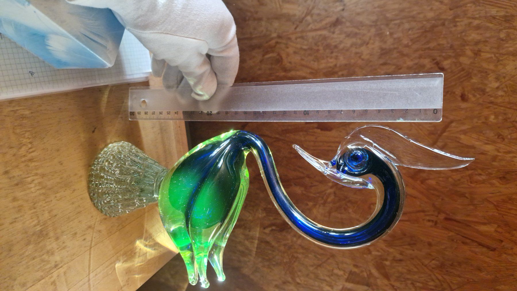 Murano Bicchieri: Murano Vogel aus Uranglas – Nuovo (secondo la descrizione) da Widnau venduto da TheOldLighters 9