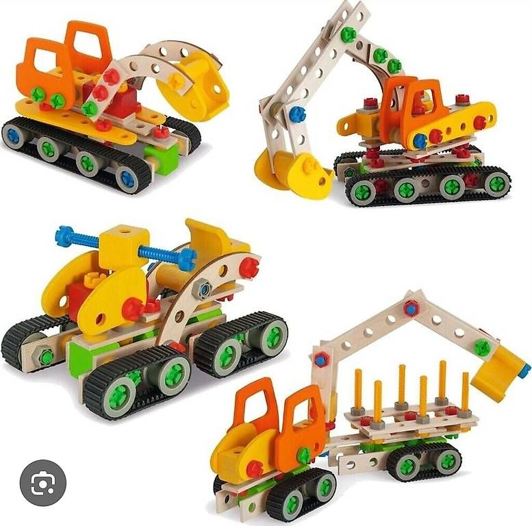 Eichhorn Kit di costruzioni: Eichhorn Constructor diverse Sets und Roba Holzbaukasten – Usato da Urdorf venduto da Cat_Com 1