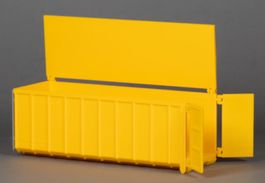 MSM 5610.01 Abrollcontainer 40 m3 gelb mit Deckel