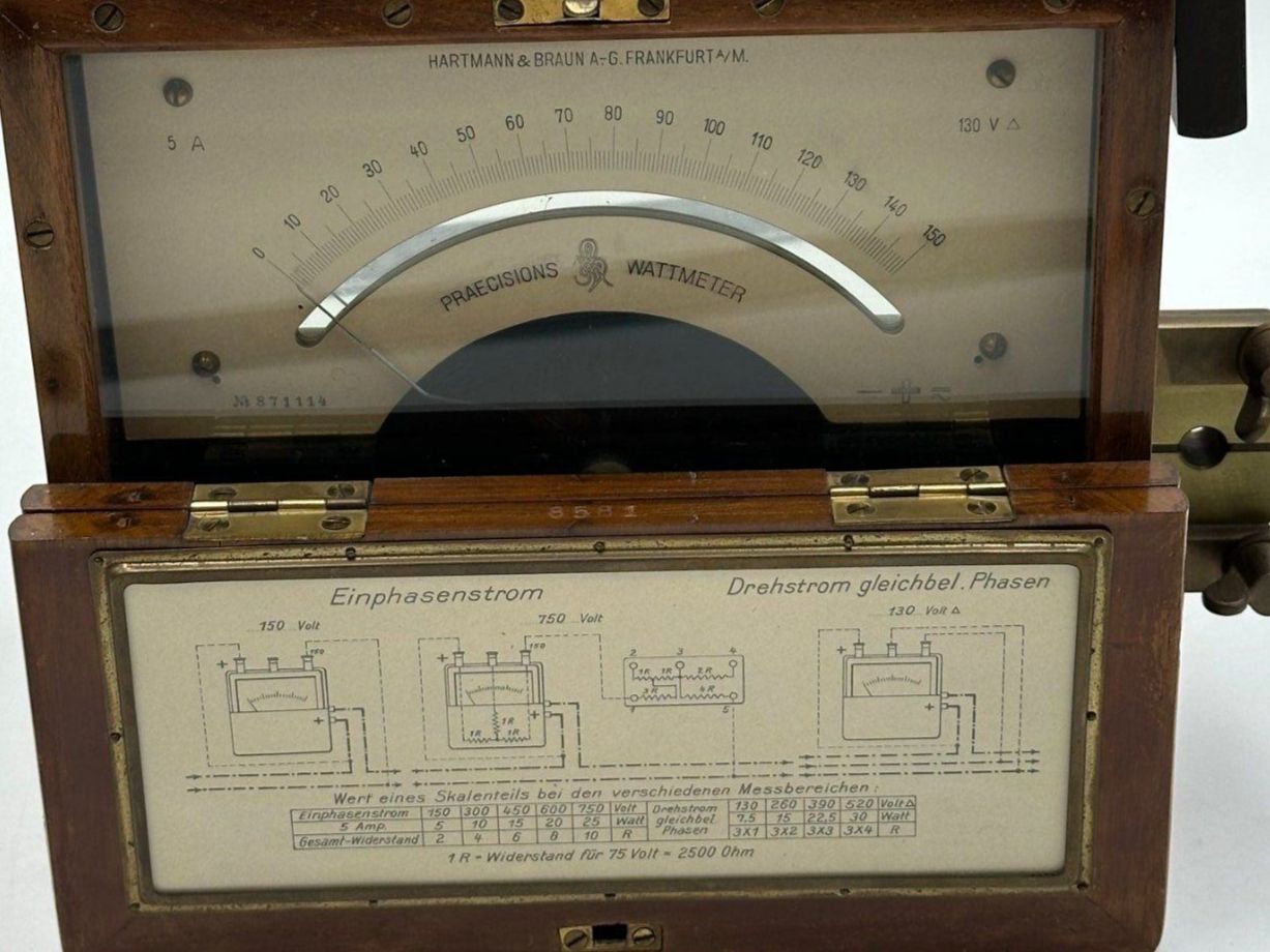 Misurare: Antikes Messgerät Hartmann & Braun Wattmeter – Usato da Luzern venduto da Lager6640 3
