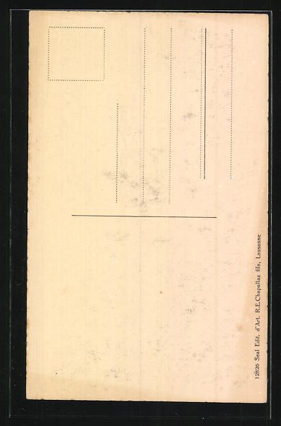 Cartoline postali: Fribourg, Pélerinage de N. D. de Bourgu – Usato da Berlin venduto da bartko-reher 1