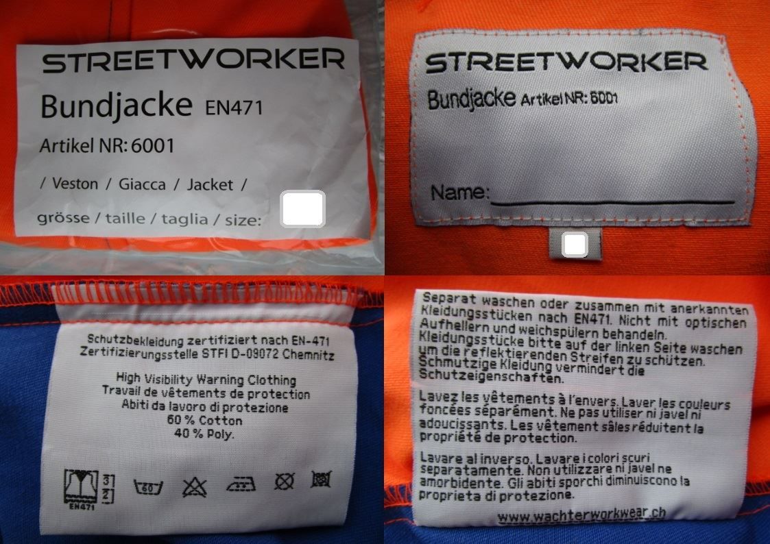 Giacche: 3 Stück Arbeitsjacke EN471 div. Grössen, neu – Nuovo (secondo la descrizione) da Eschenbach SG venduto da brocarte 8