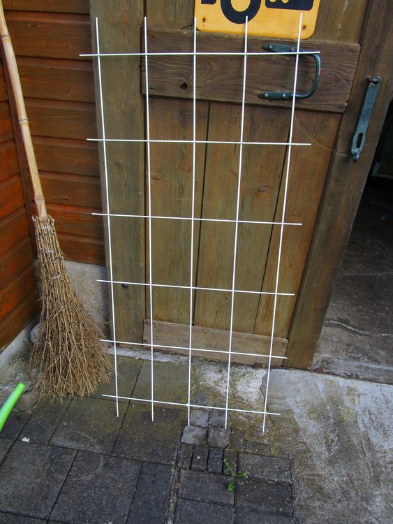 2x U-förmige Acryl Pflanzengitter - Transparent Mit Kabelbindern