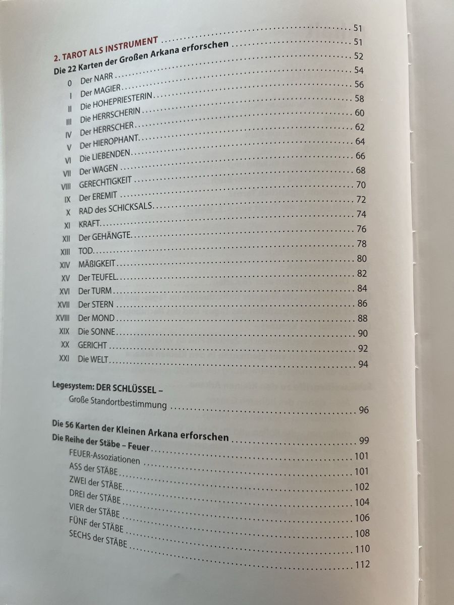 Libri: TAROT PRAXISBUCH & Karten – Usato da Winterthur venduto da ruebliangel 5