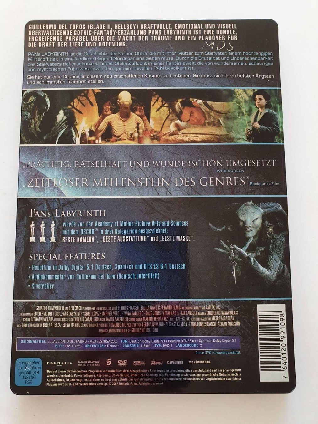 Alle DVDs: Pans Labyrinth (Steelbook) – Gebraucht aus Oberdorf BL von BaldenEagle 1