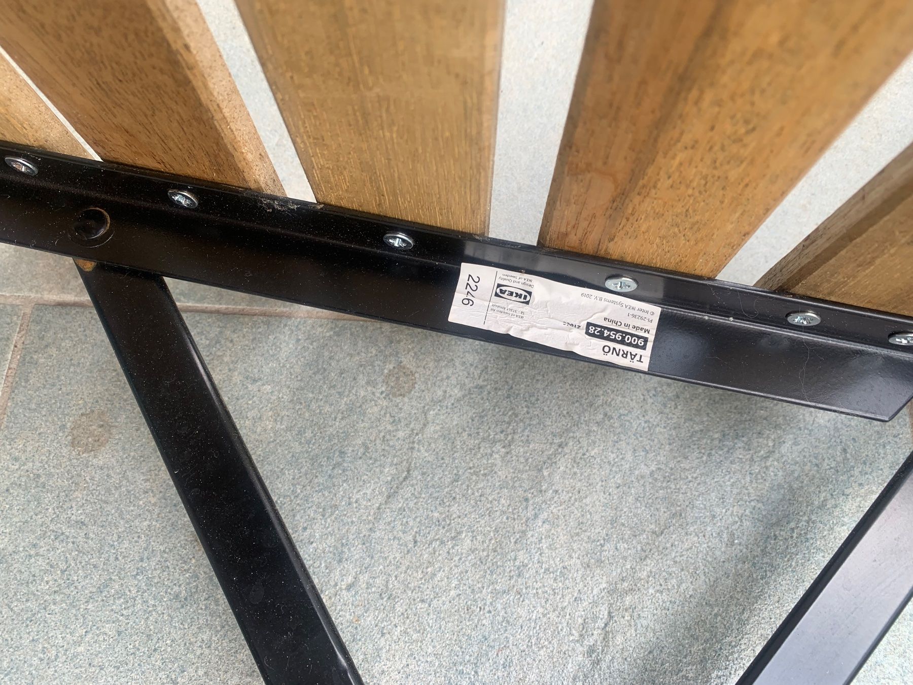 Ikea Set di tavolo e panche: Törns-Balkon Tisch mit 2Stühle – Usato da Biel/Bienne venduto da maza06 3