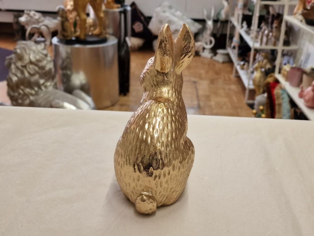 Figuren: Hase Keramik Gold Optik – Neu und originalverpackt aus Schaffhausen von AtelierPudesco 1